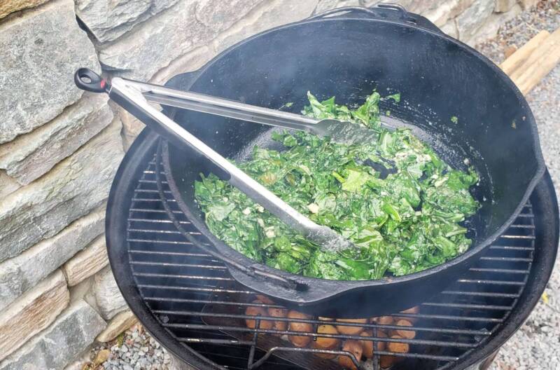 Even kale is good on a smoker